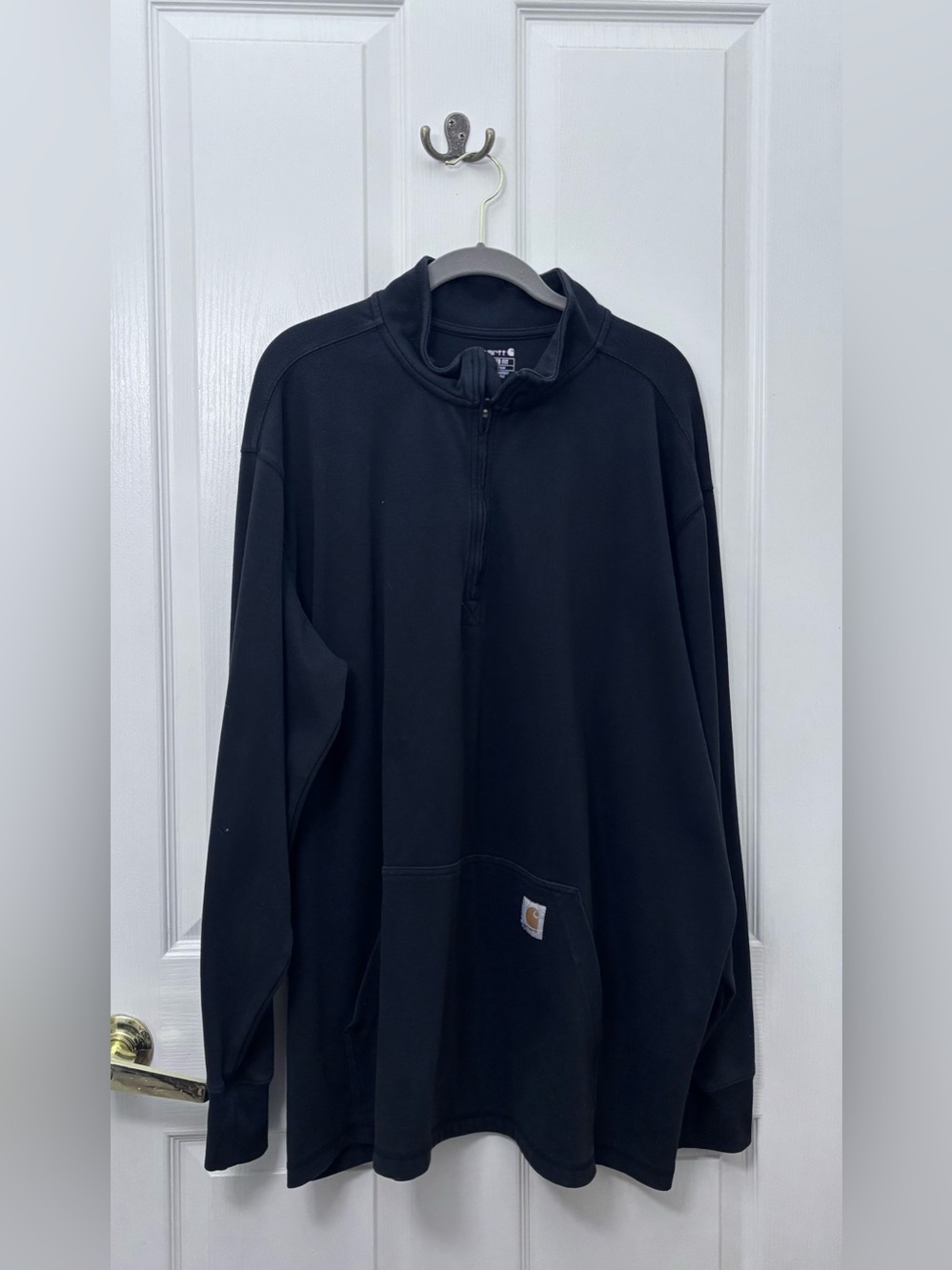 Carhartt Black Quarter-Zip Pullover Sweater